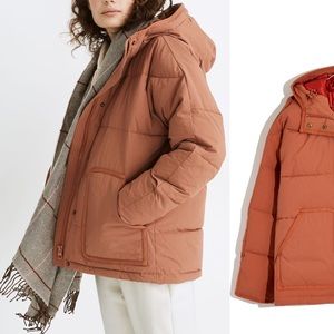 Madewell Holland Quilted Water Resistant Parka
